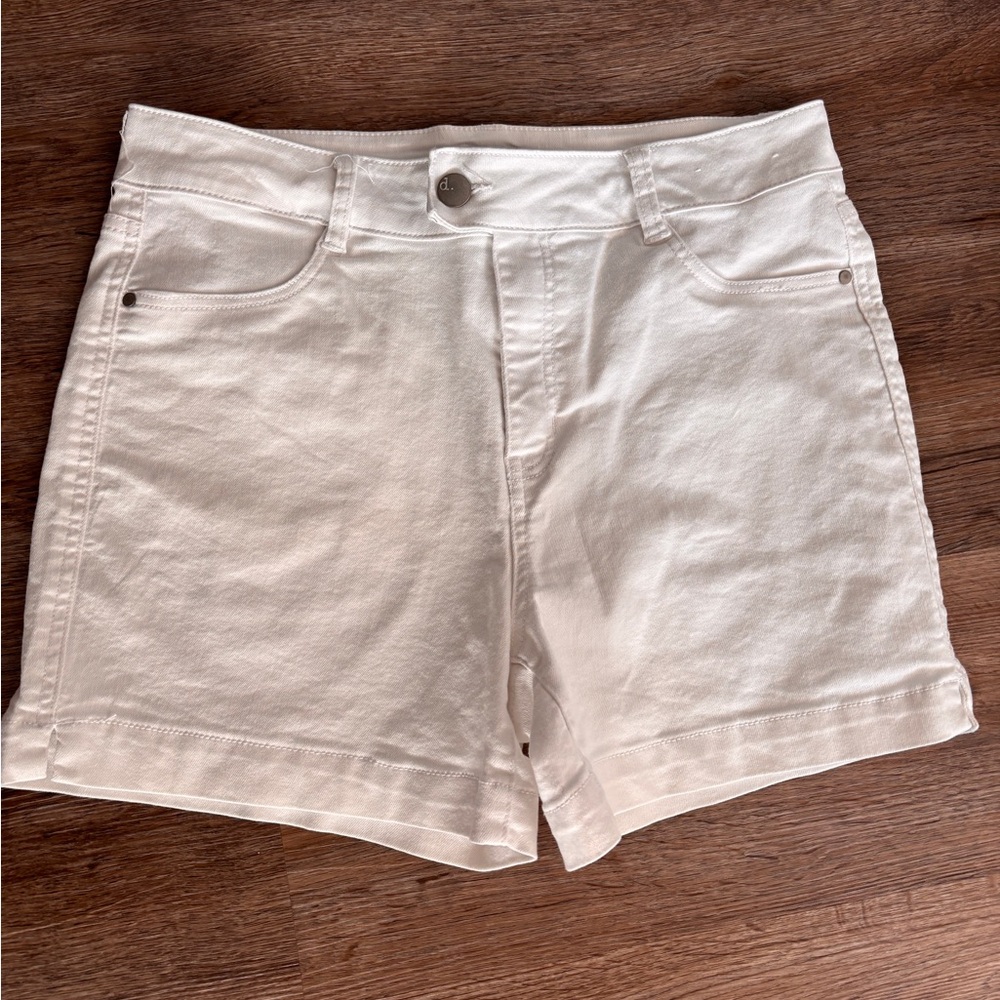 Women's White Denim Shorts